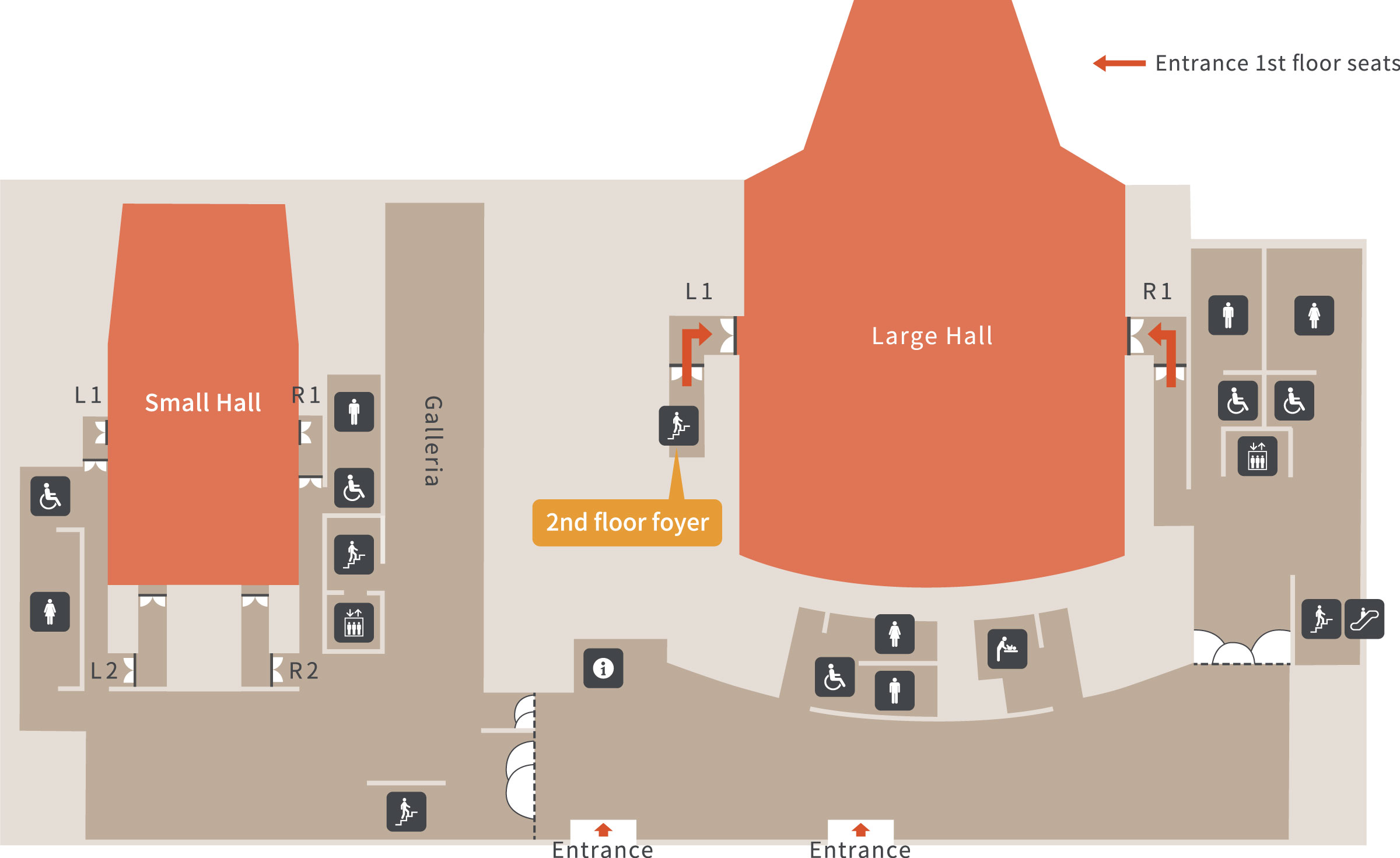 1F Floor map