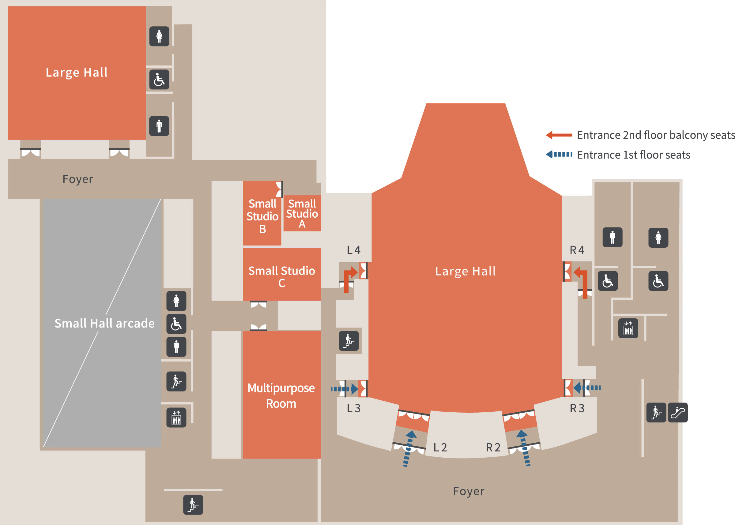 2F Floor map